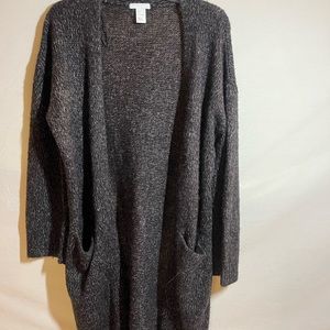 Sweater shrug long by H & M in S with two pockets